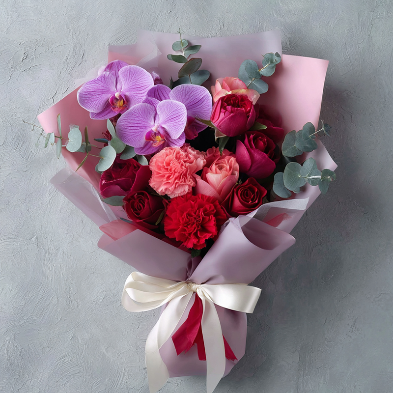 How to write the congratulatory message on the flower basket for the opening of Dothan Yoga Studio?